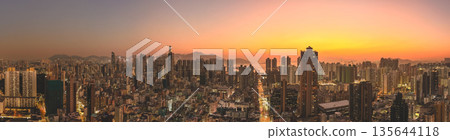 Jan 9 2026 Residential Towers and Streets in Sham Shui Po Hong Kong Jan 9 2026 Residential Towers and Streets in Sham Shui Po Hong Kong 135644118