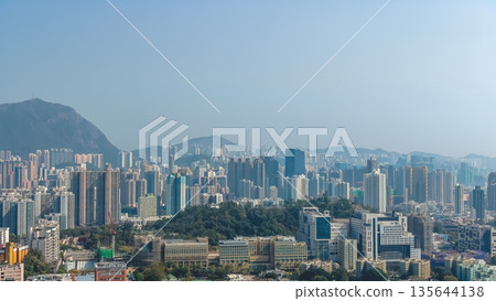 Jan 15 2026 Bright Daylight Illuminates Urban Residential Skyline Across Lok Fu 135644138