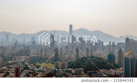 Jan 15 2026 Bright Daylight Illuminates Bustling Urban Streets Across Yau Tsim Mong 135644141