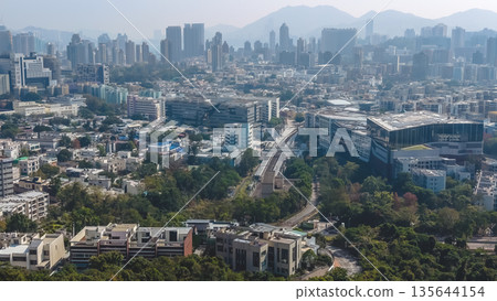 Jan 15 2026 Bright Daylight Illuminates Urban Skyline Across Kowloon Tong North Jan 15 2026 Bright Daylight Illuminates Urban Skyline Across Kowloon Tong North 135644154