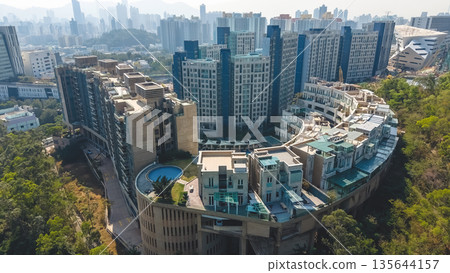 Jan 15 2026 Bright Daylight Illuminates Urban Skyline Across Kowloon Tong North Jan 15 2026 Bright Daylight Illuminates Urban Skyline Across Kowloon Tong North 135644157