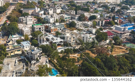 Jan 15 2026 Bright Daylight Illuminates Urban Skyline Across Kowloon Tong North Jan 15 2026 Bright Daylight Illuminates Urban Skyline Across Kowloon Tong North 135644162