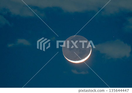 The moon hidden in the clouds The moon hidden in the clouds 135644447