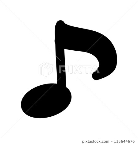 音符旋律簡單圖標 135644676