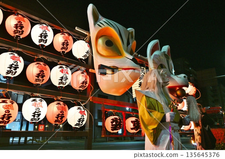 The Night of the Oji Fox Procession, Tokyo The Night of the Oji Fox Procession, Tokyo 135645376