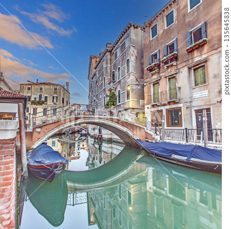 Venice Italy historic canals and architecture Venice Italy historic canals and architecture 135645838