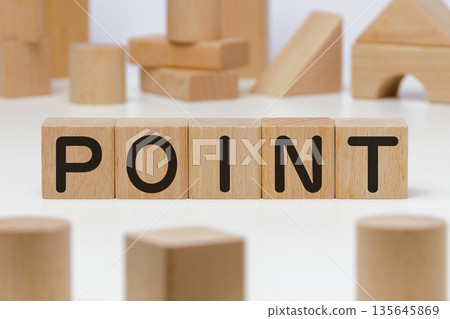 Letters on building blocks POINT 10 135645869