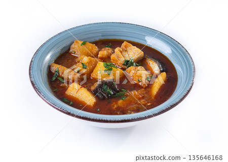 Traditionally prepared cod in Spanish. Traditionally prepared cod in Spanish. 135646168