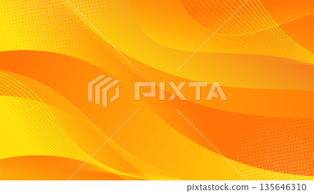 Abstract Yellow And Orange Gradient Wave Background Abstract Yellow And Orange Gradient Wave Background 135646310