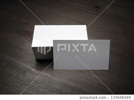 Blank business cards 135646569