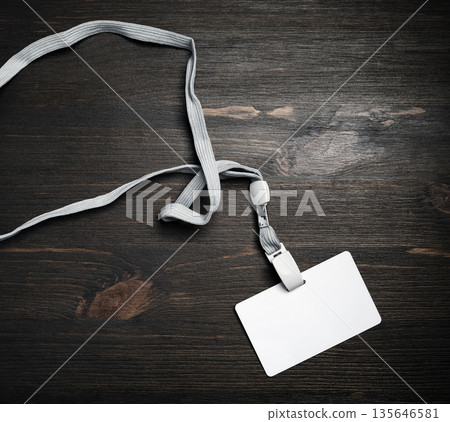 White Id card White Id card 135646581
