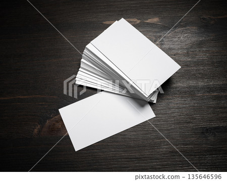 Photo of business cards 135646596