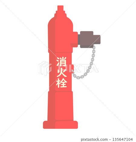 消防栓的插圖 135647104