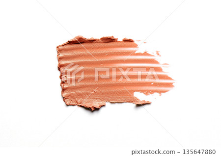 Lipstick sample on a white background 135647880