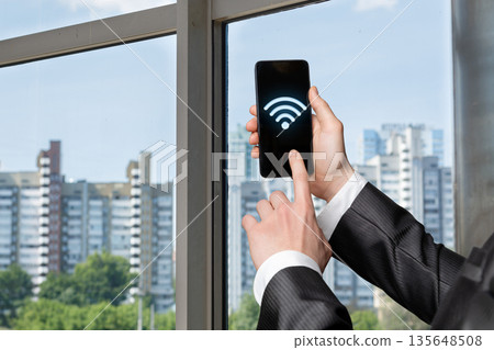 Connection at city heights. 135648508