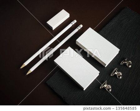 Corporate stationery template 135648585