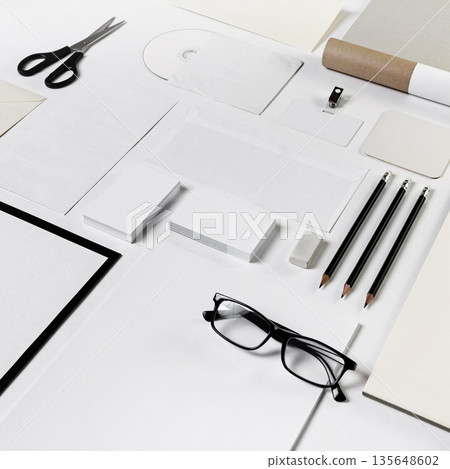 Branding stationery mockup Branding stationery mockup 135648602