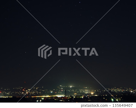 Night view of the foot of Mount Akagi and Cygnus (20260117051756) Night view of the foot of Mount Akagi and Cygnus (20260117051756) 135649407