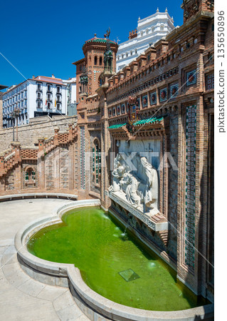 Fountain Detail of Escalinata del Ovalo Teruel 135650896