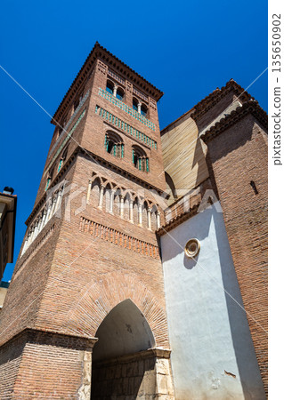 Mudejar Tower of San Pedro Church in Teruel 135650902
