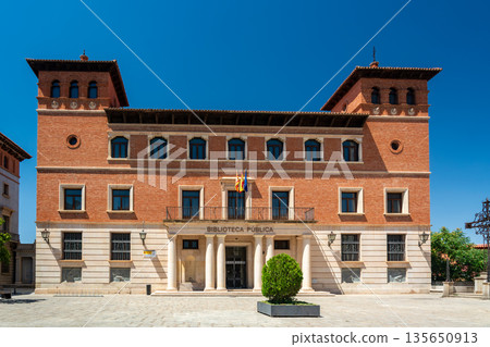 Public Library Building in Teruel, Spain Public Library Building in Teruel, Spain 135650913