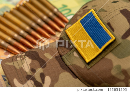Ammunition and Ukrainian army equipment details. 135651293