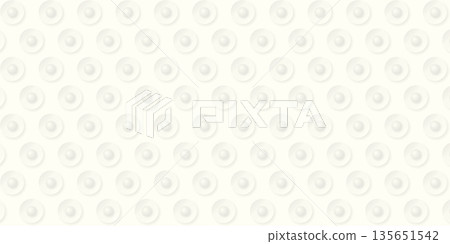 Beige background with 3D circle sheet pattern paper cut style vector illustration. 135651542