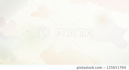 Abstract watercolor stained on old paper textured digital painting background. 135651769