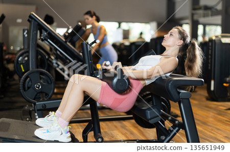 Woman pumping glutes 135651949