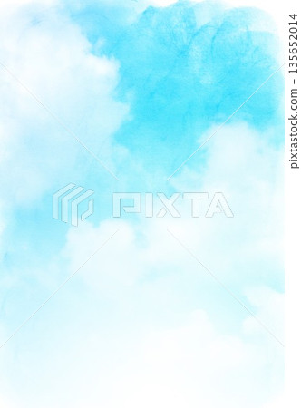 藍色柔和色調的雲朵背景 藍色柔和色調的雲朵背景 135652014