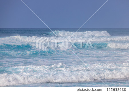 Huge waves crashing on the North Shore of Hawaii (surfing, ocean) Huge waves crashing on the North Shore of Hawaii (surfing, ocean) 135652688