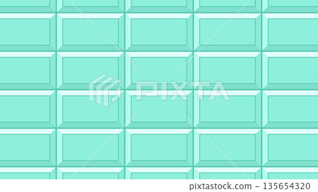 Mint green simple chocolate bar background Mint green simple chocolate bar background 135654320