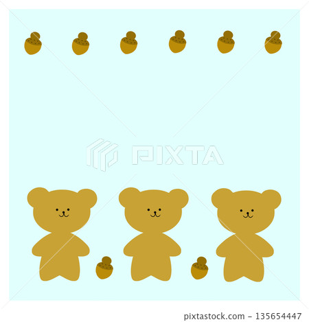 Bear and acorn Bear and acorn 135654447