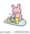 Ironing rabbit 135655294