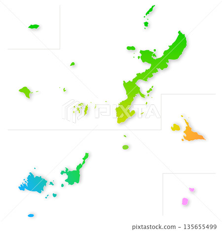 Okinawa Prefecture Map Okinawa Prefecture Map 135655499
