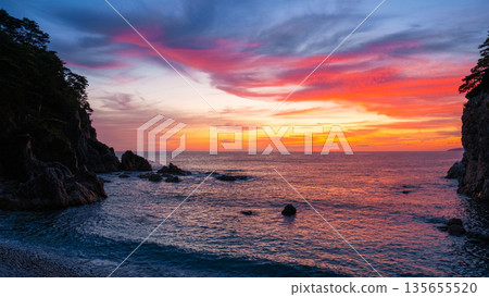 Sasagawa flow/evening view 135655520