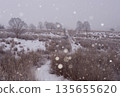 Kirigamine Plateau on a snowy day 135655620