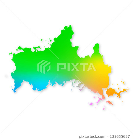 山口縣地圖 135655637