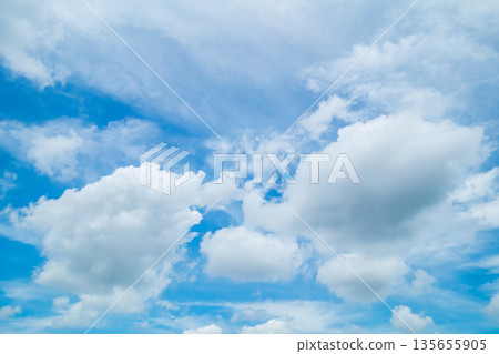 sky, blue sky, cloud 135655905