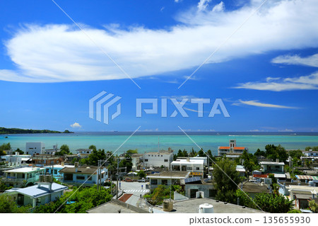 Okinawa Onna Village Nakadomari Townscape Okinawa Onna Village Nakadomari Townscape 135655930