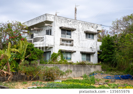 Old and very beautiful building in Okinawa Prefecture, Japan 135655976
