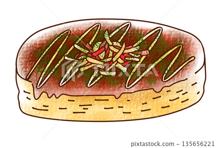 輕鬆簡單的大阪燒，模擬風格 135656221