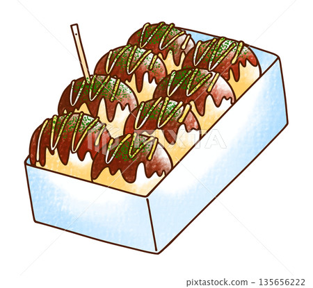 輕鬆簡單的章魚燒模擬風格 輕鬆簡單的章魚燒模擬風格 135656222