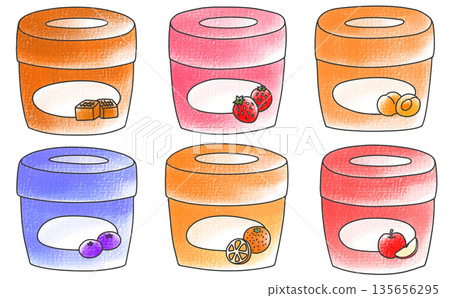 Simple and easy jam set in a cup 1 - Analog style 135656295