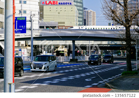 Transformation of the city: Buildings around Nagoya Station, Nagoya City, Aichi Prefecture 135657122