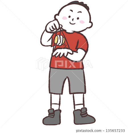 擅長玩溜溜球的人的插圖 擅長玩溜溜球的人的插圖 135657233