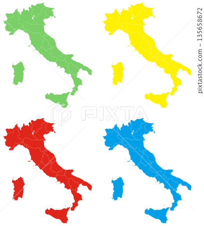 Dividable Italy map set 135658672