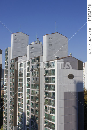 It's an apartment in Korea It's an apartment in Korea 135658706