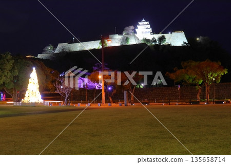 Illuminated Marugame Castle (Marugame Civic Square) Illuminated Marugame Castle (Marugame Civic Square) 135658714