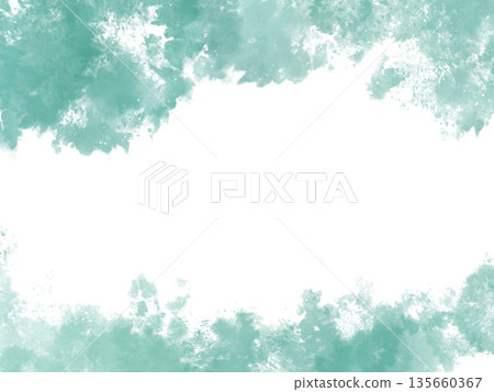 Green watercolor background, paint splashes, fresh greenery and eco event information, natural invitation, white space Green watercolor background, paint splashes, fresh greenery and eco event information, natural invitation, white space 135660367